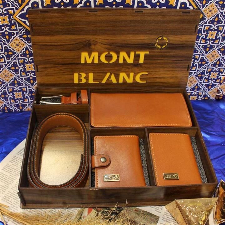 ست چرم 5 تکه MONT BLANC